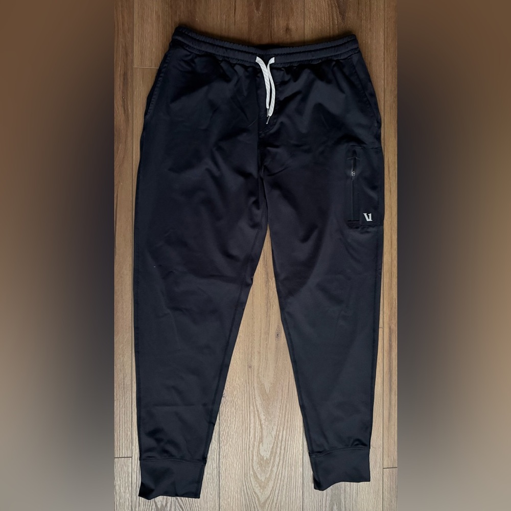 Vuori Jogger Men's Large Black Sunday Performance Sweatpants Athletic V416